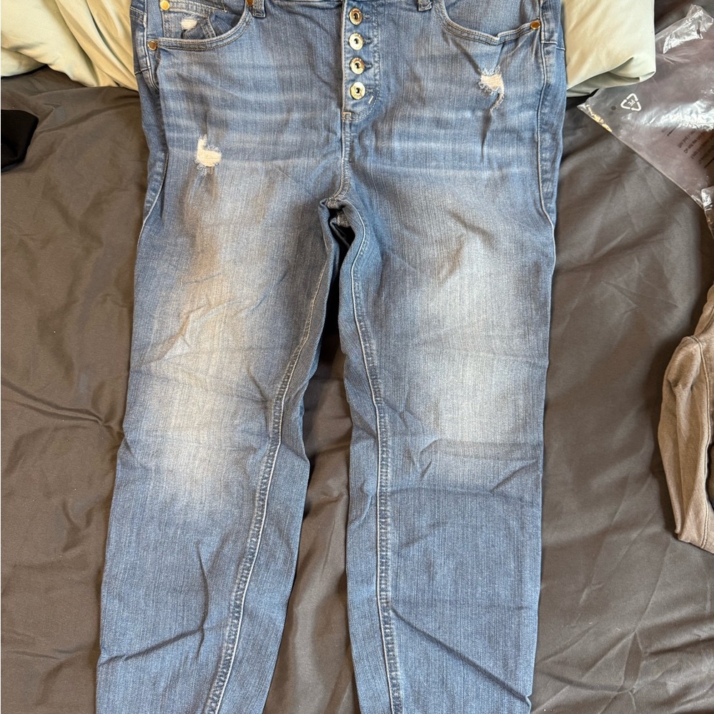 Torrid Blue Bombshell Skinny Jeans